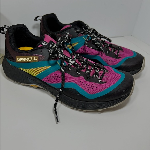 Merrell Women's MQM 3 Fuchsia/Burgundy Trail Shoes Size 9 - Picture 2 of 5
